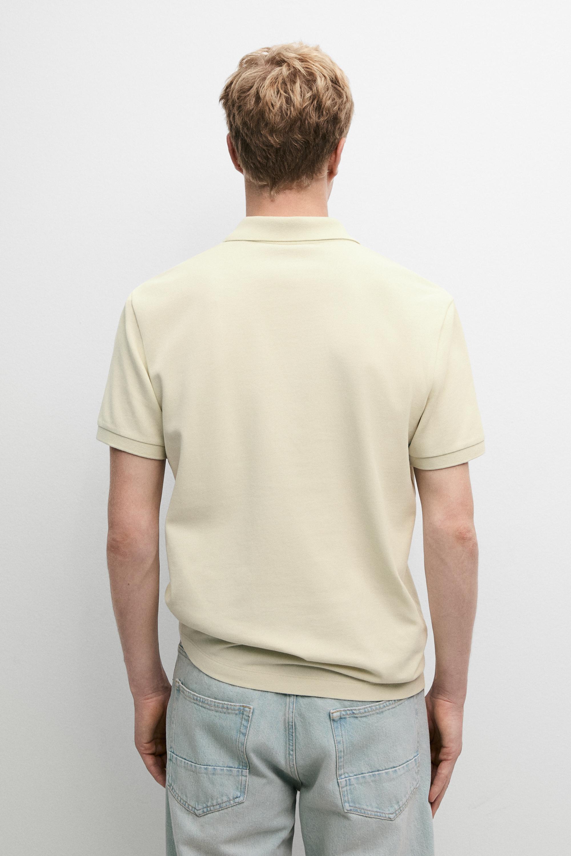 Polo micro-texturé coton